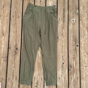 Olive Green loose  Pants